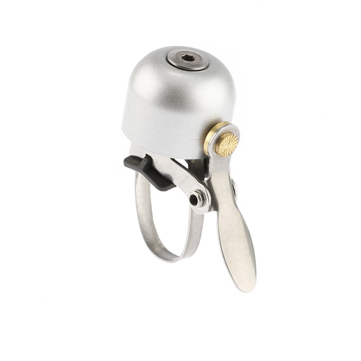 Mirage bel 27mm classic sound wave zilver +2 stalen brackets