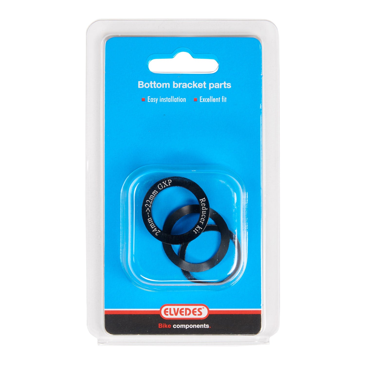 Elvedes bottom bracket verloop kit GXP 24->22mm 2018080