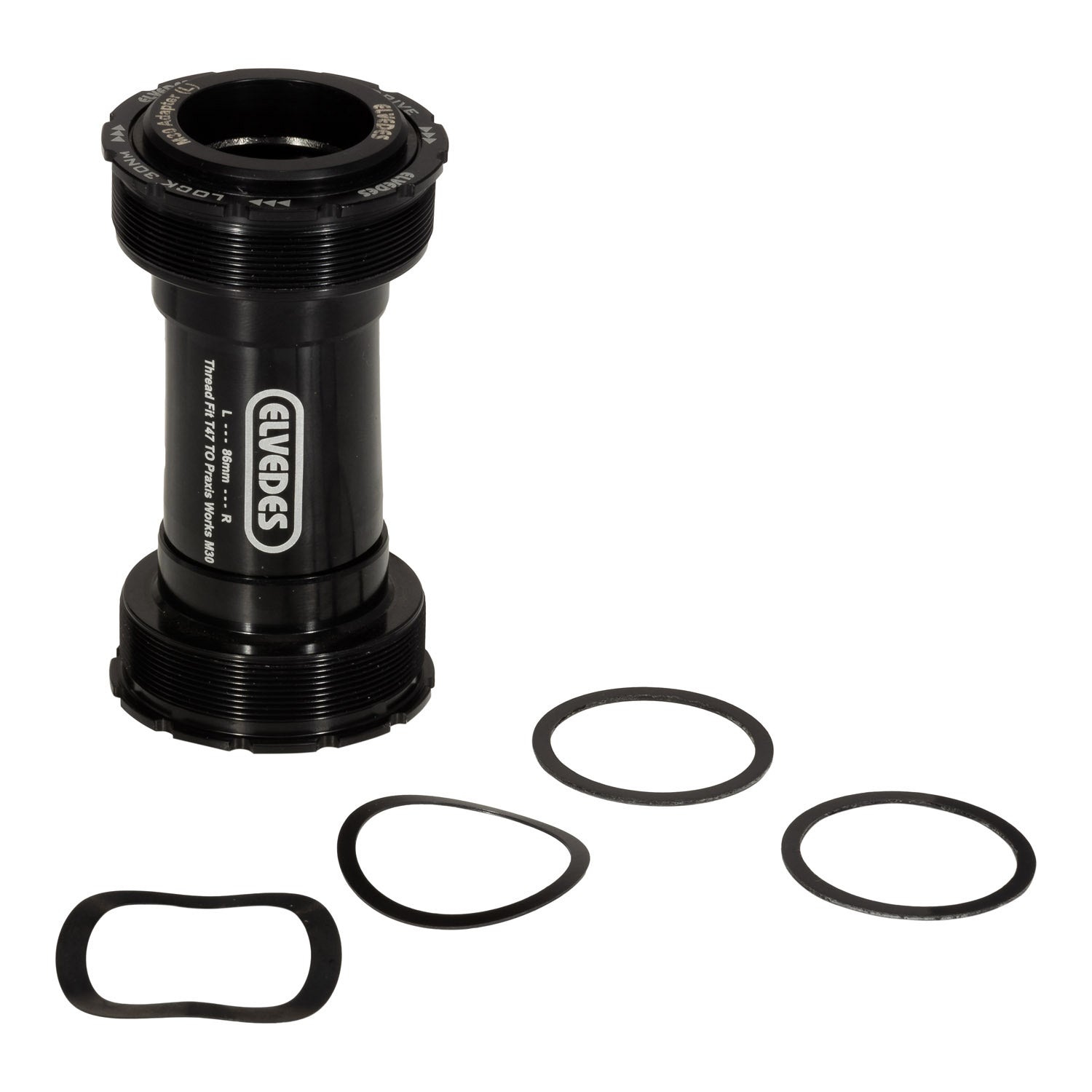 Elvedes bottom bracket schroefdr T47 86mm, Praxis
