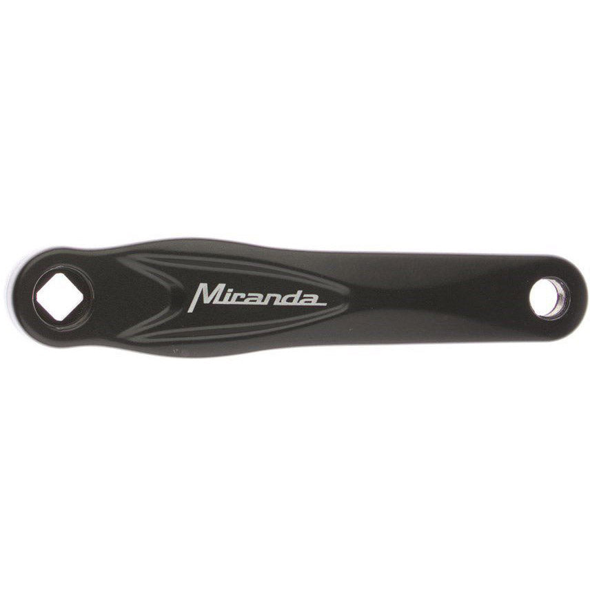 Miranda crank rechts Alfa-1 170mm zwart gecoat