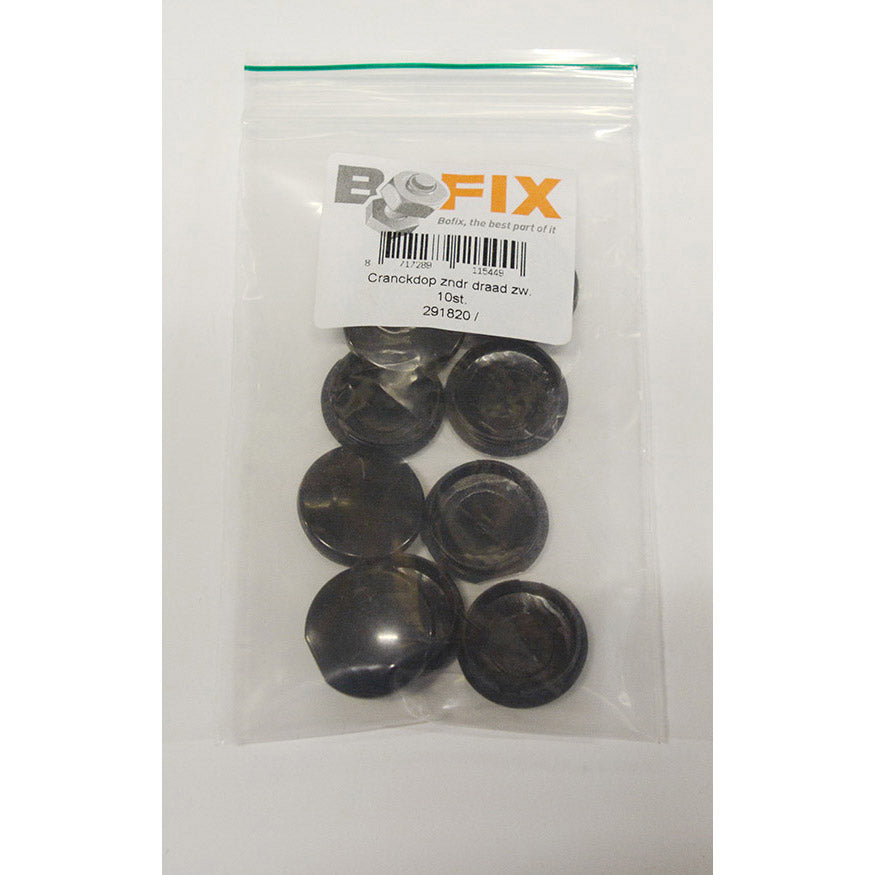 Bofix 291820 crankdoppen zwart per 10 stuks