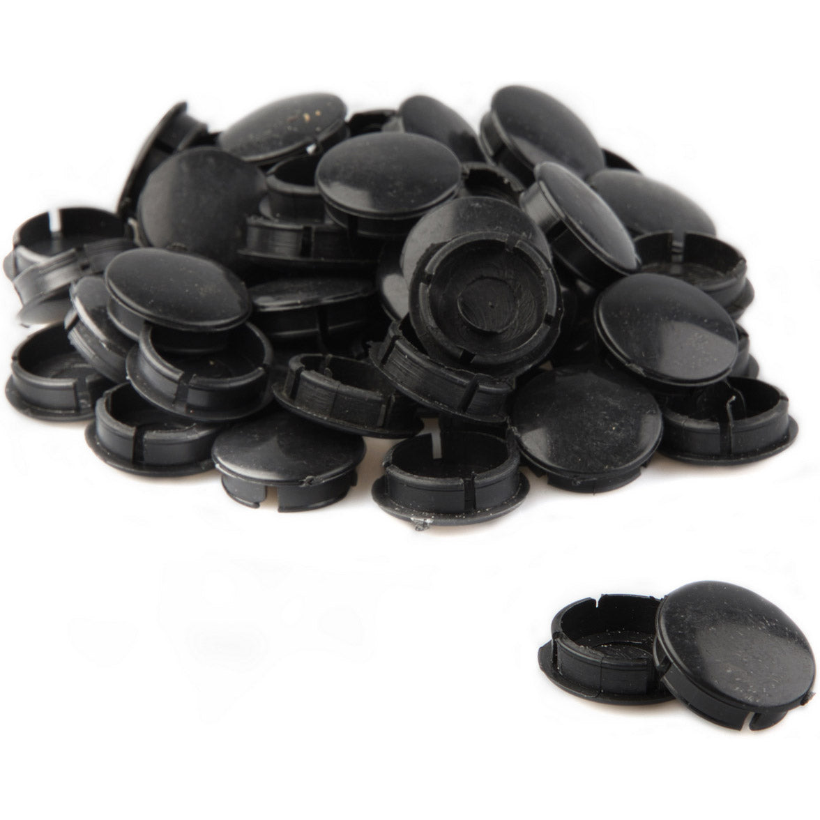 Bhogal Vinty crankdop zwart v/spieloze crank univ. (p/50)