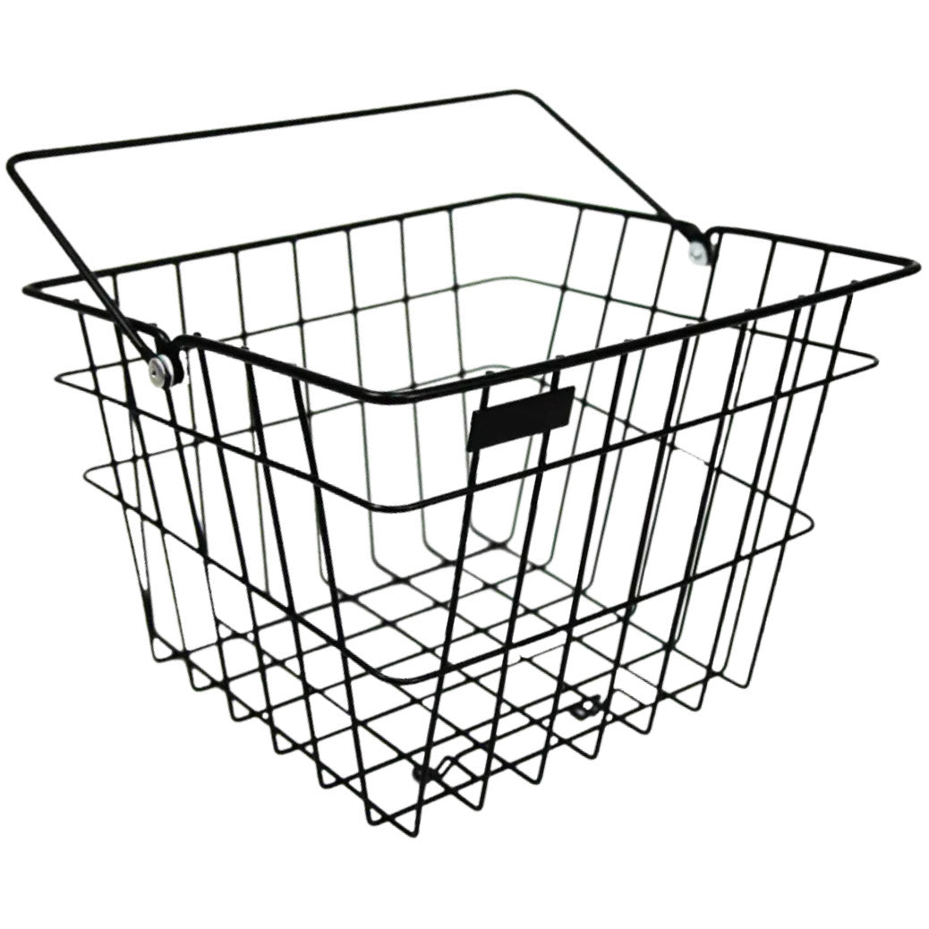 Steco draadmand Vintage staal mat zwart