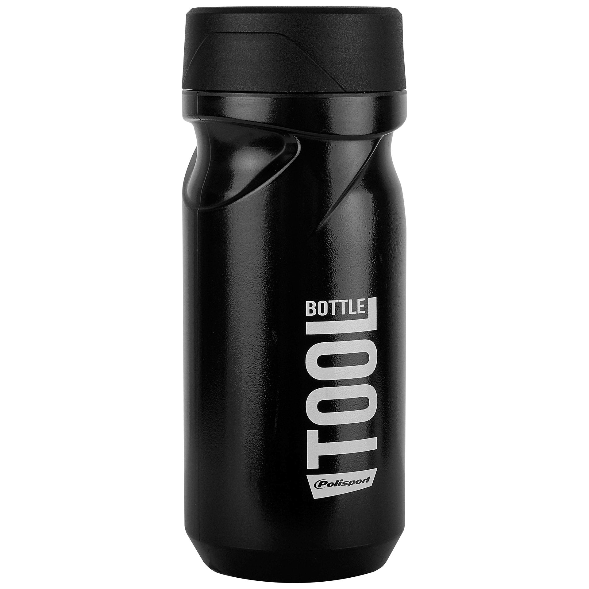 Polisport Tool Bottle 600ml zwart met witte opdruk