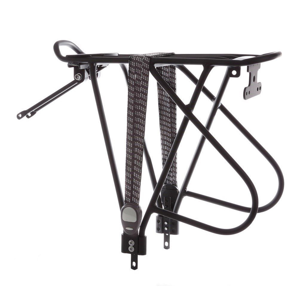 Massload achterdrager alu met spinbinder, zwart