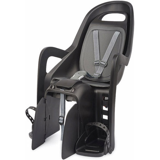 Polisport Duo achter Groovy maxi CFS dragerbev zwart/grijs