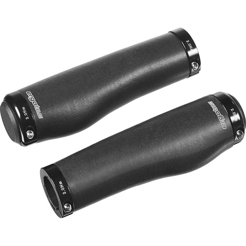 Ergotec handvatset Kyoto 130/130mm siliconen zwart