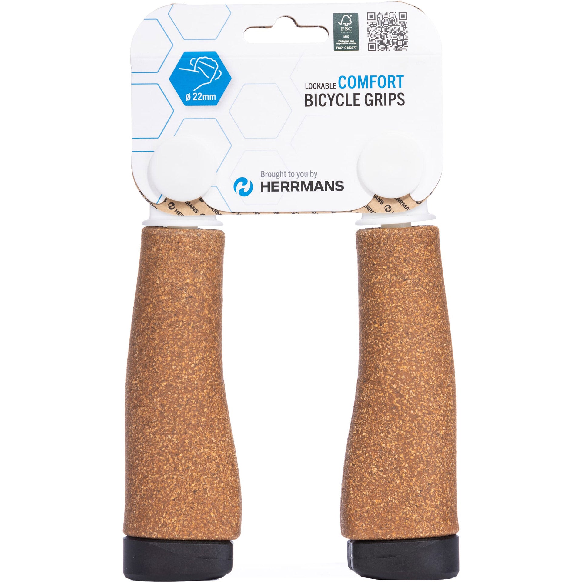 Herrmans handvatset Click D37 130/130mm kurk