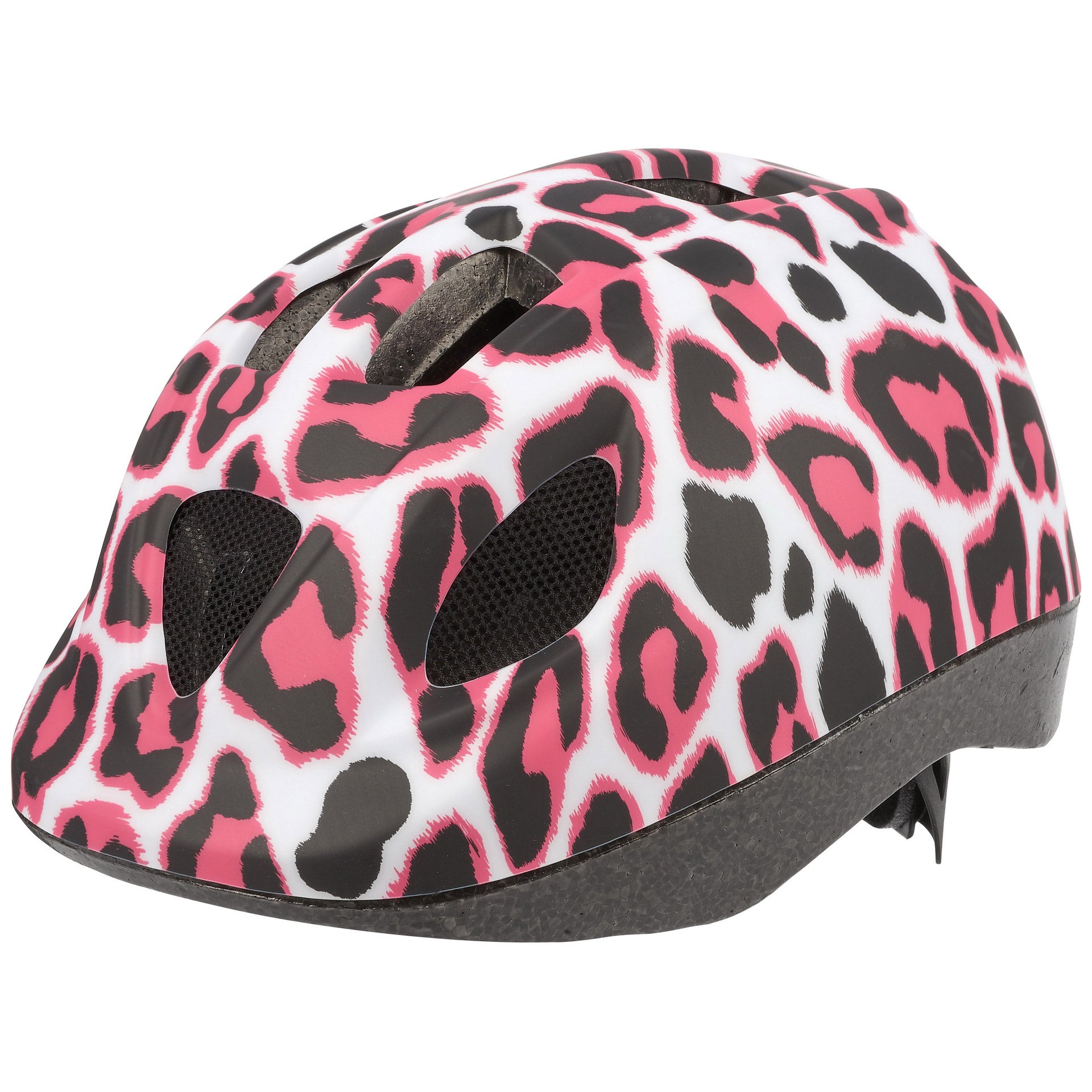 Polisport helm kinder Pinky Cheetah XS 46/53cm easy-lock