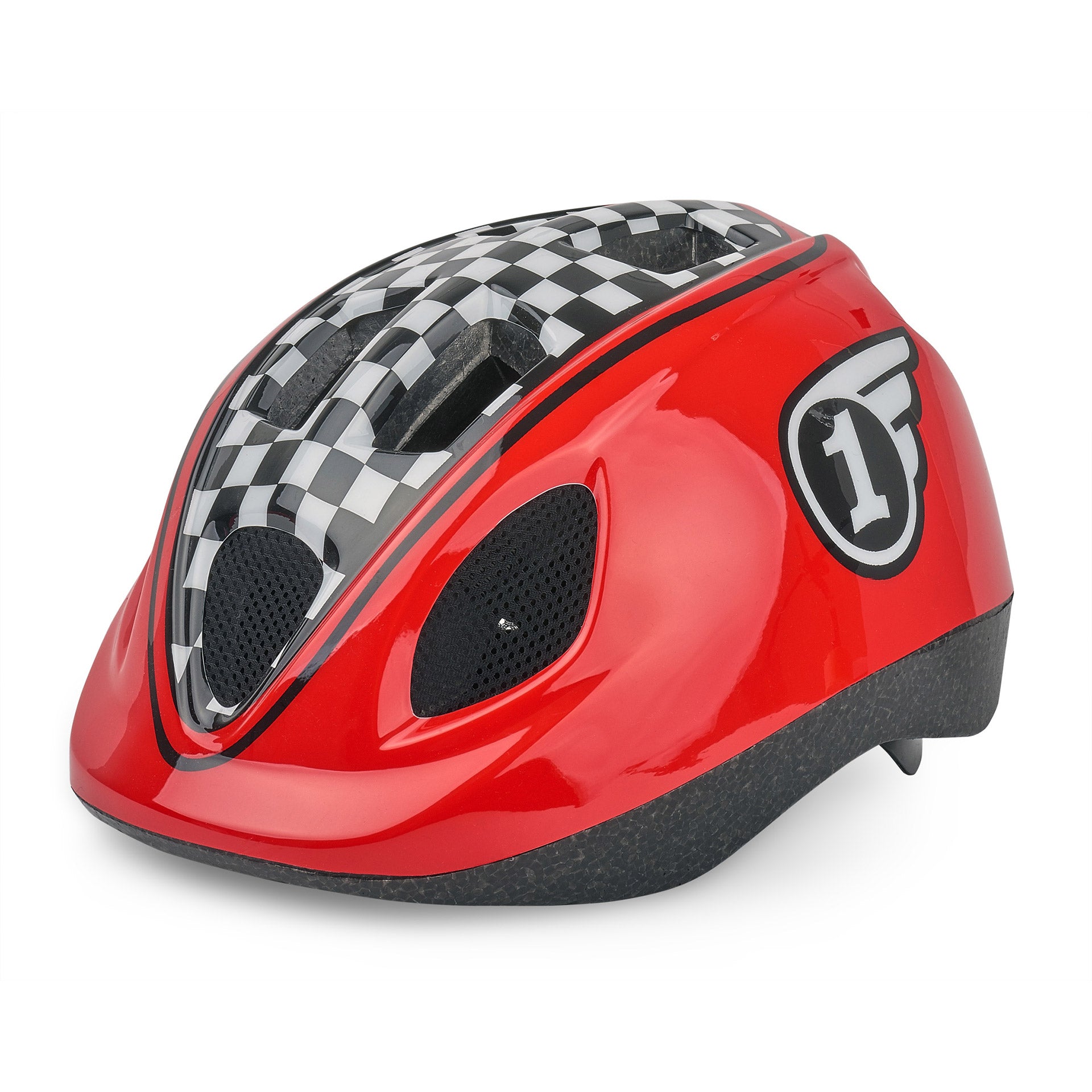 Polisport helm kinder Race XS rood/zwart 46-53cm