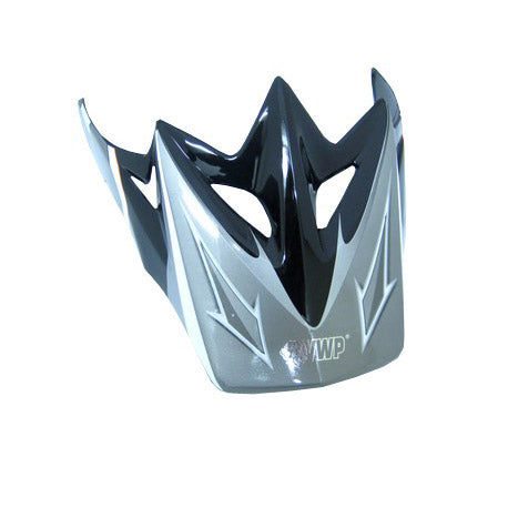 Vizier-set VWP BMX Full Face grijs helmklep