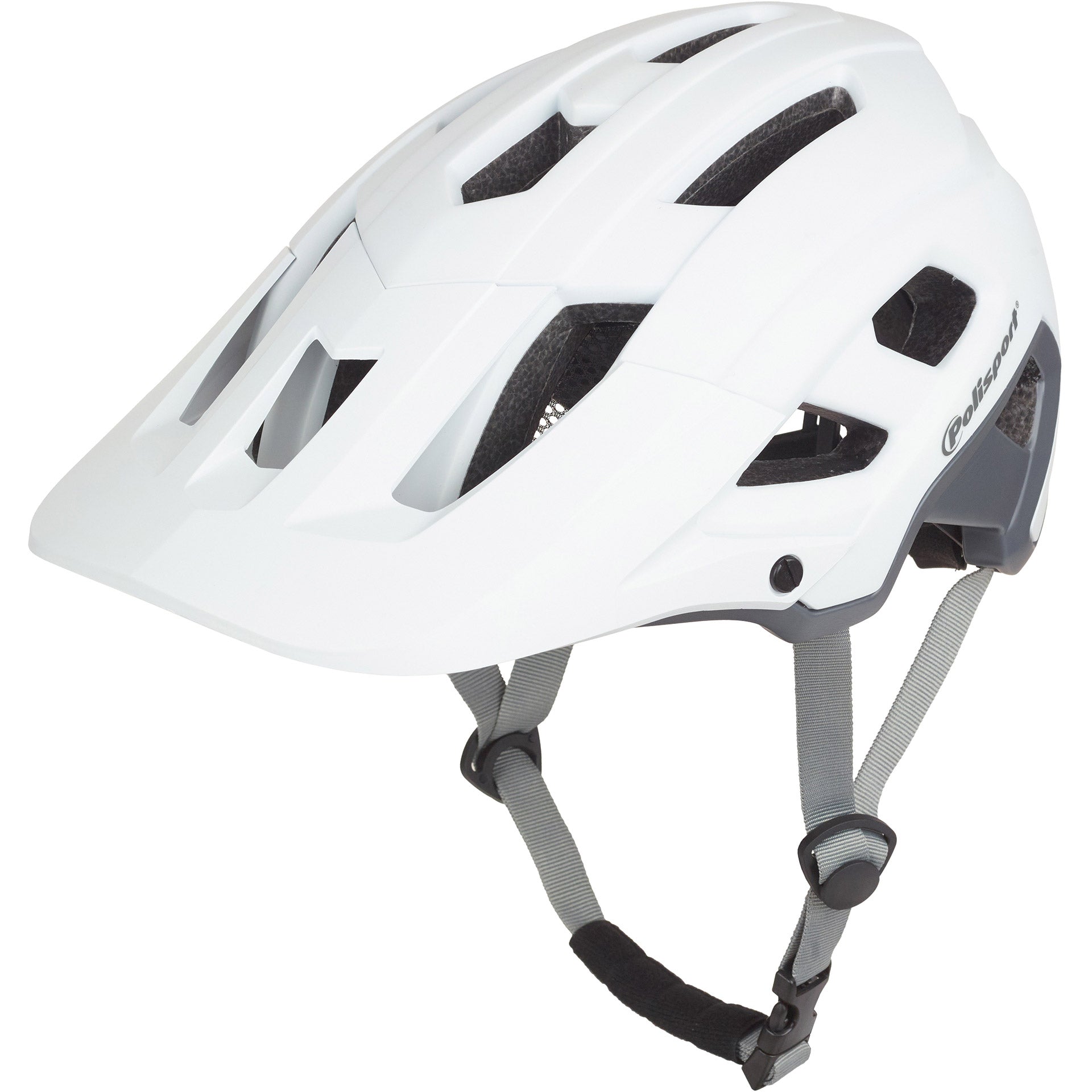 Polisport helm Mountain Pro M 55-58cm wit/grijs