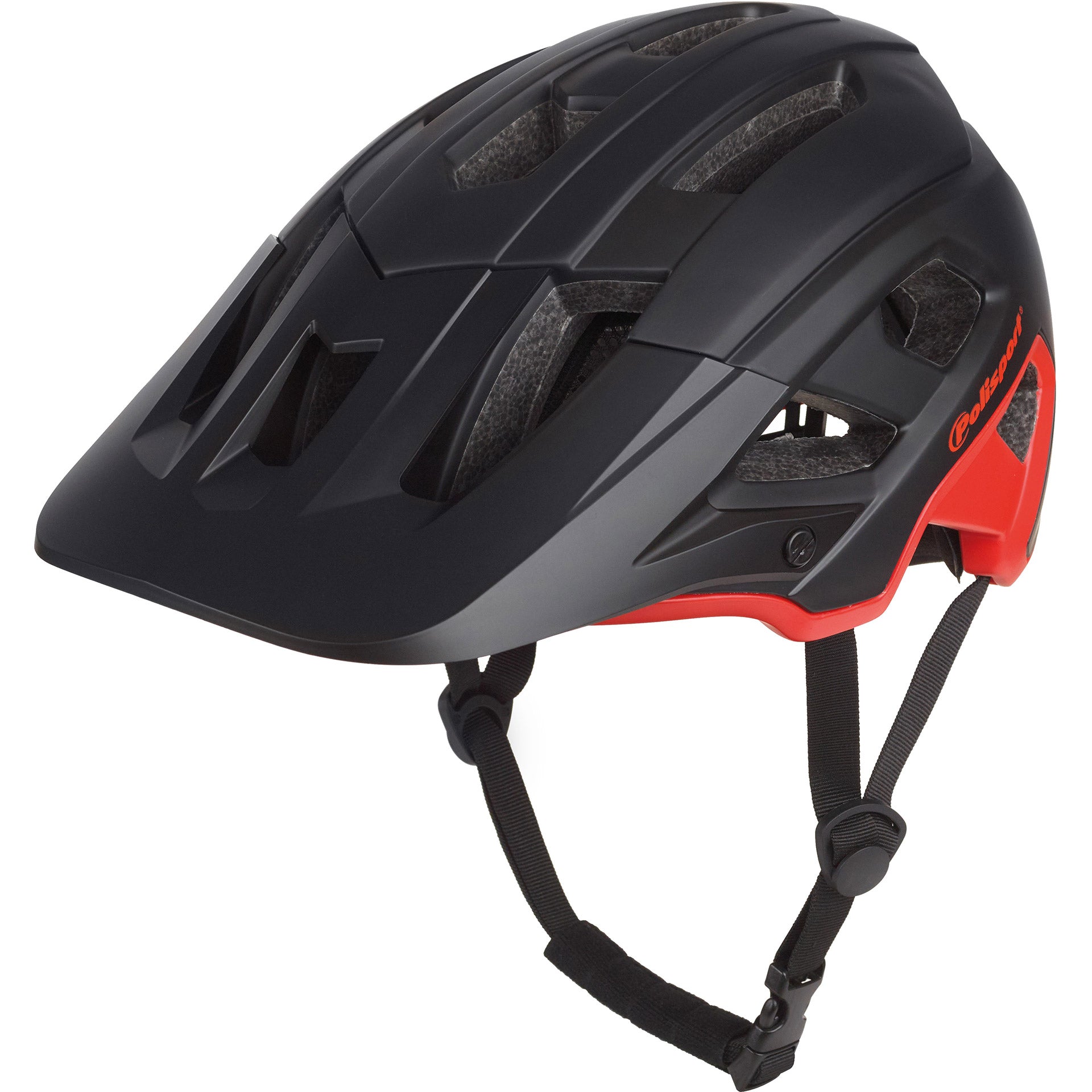 Polisport helm Mountain Pro L 58-61cm zwart/rood