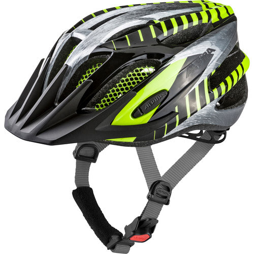 Alpina Sports kinderhelm FB JR. 2.0 50-55 glans zw/gr/neon