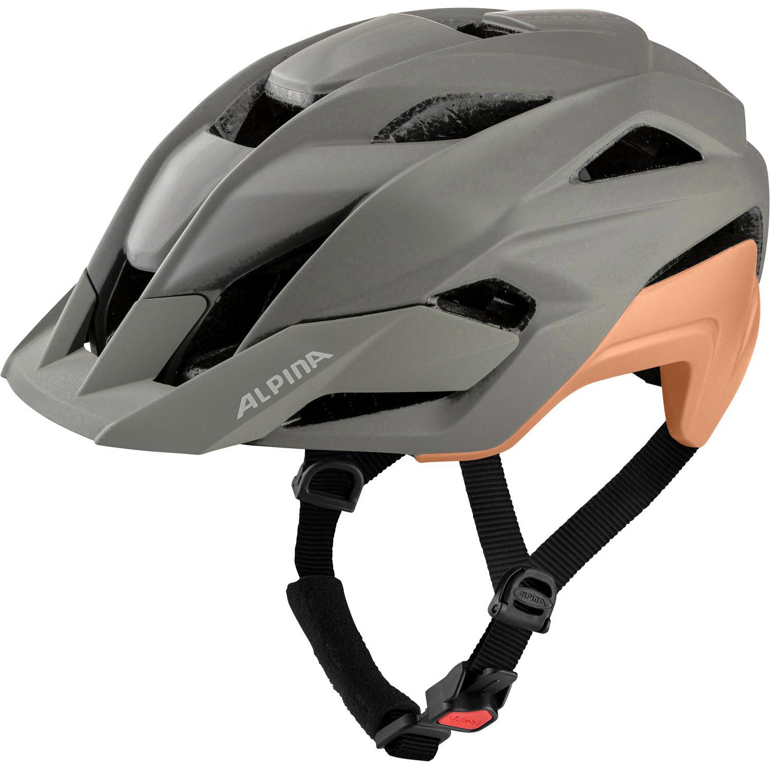 Alpina Sports MTB helm Kamloop 56-59 mat grijs/perzik