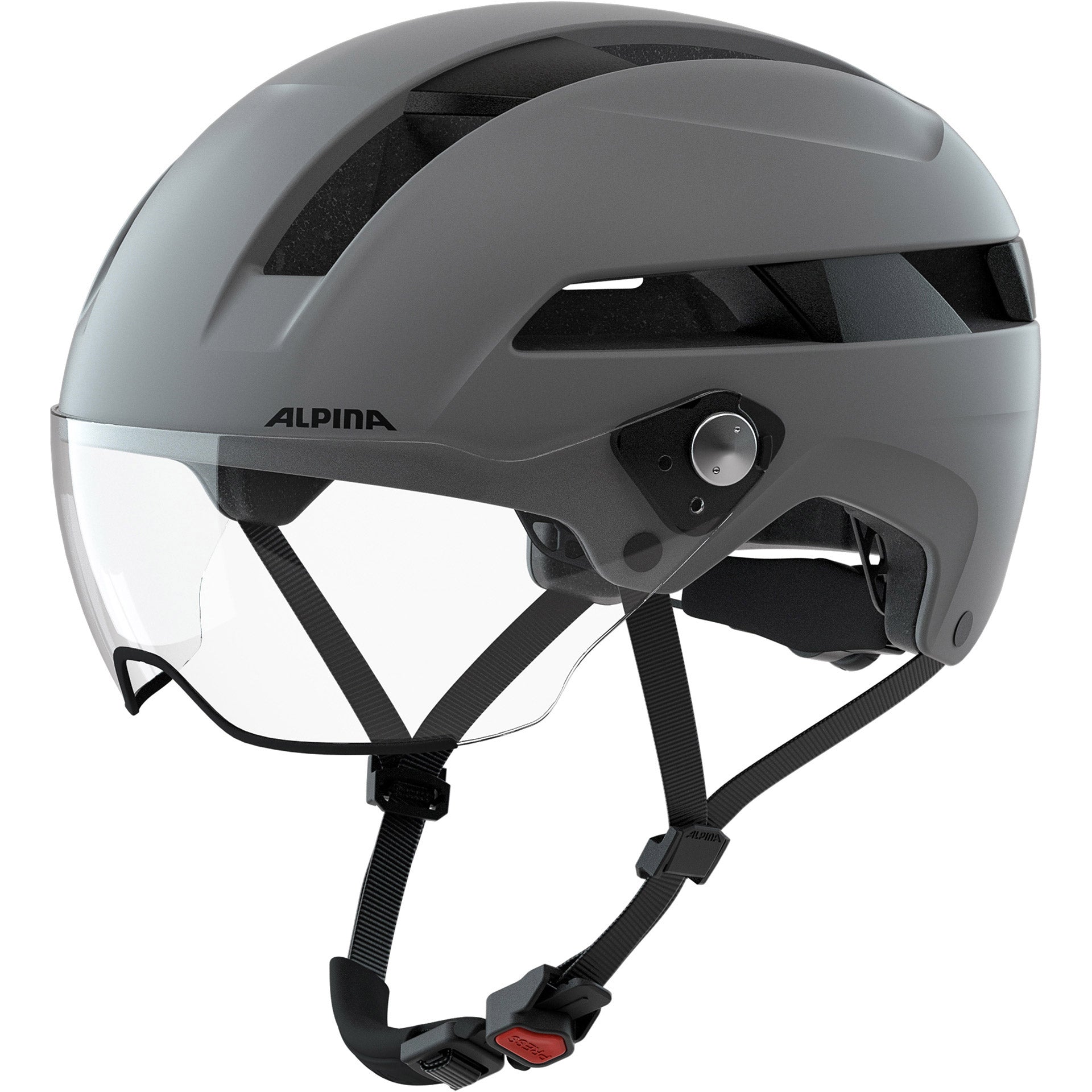 Alpina Sports urban helm Soho Visor 55-59 mat grijs