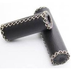 Monte Grappa handvatset 90/120mm leer zwart