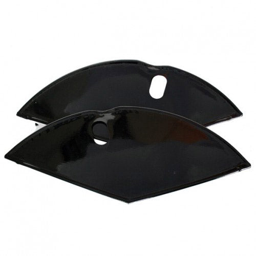 Jasbeschermer 28" glanzend zwart incl clips