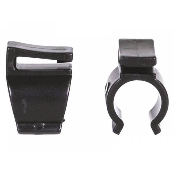 Hesling jasbesch. bevest.-clip 16mm (per stuk) zwart