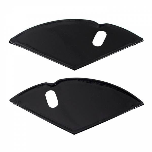 Jasbeschermer lakdoek 26" zwart glans