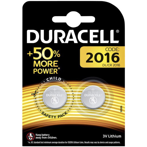 Batterij Duracell DL2016 Sigma horloge PC6 p/2