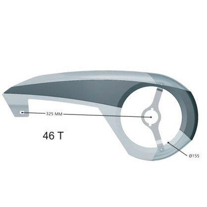 Hesling kettingscherm Esencia 46T incl.bevestiging