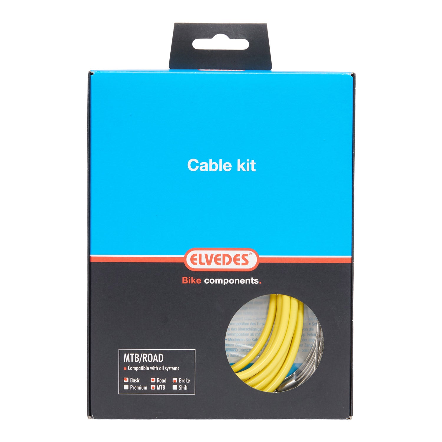 Elvedes remkabelkit ATB/race universeel geel 2017152