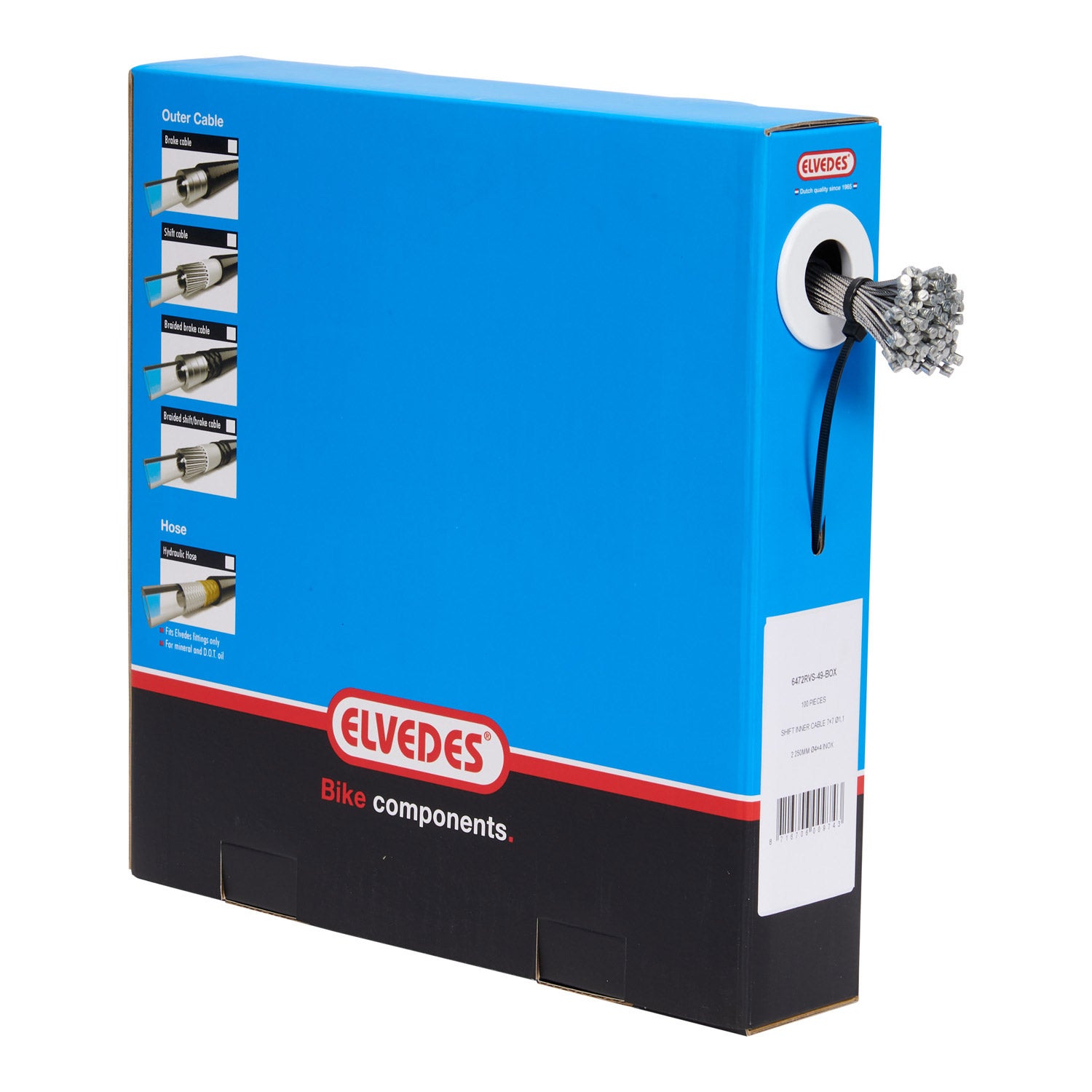 Elvedes schakel binnenk 2250mm (100) 6472RVS-49-BOX