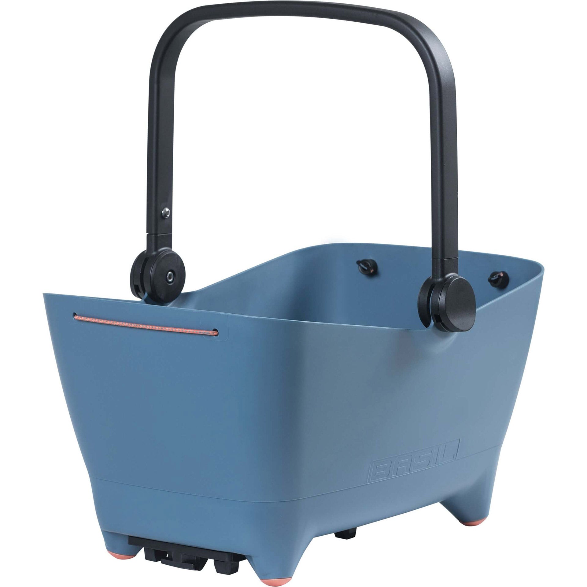 Basil hondenfietsmand Buddy met kussen MIK kunststof blauw