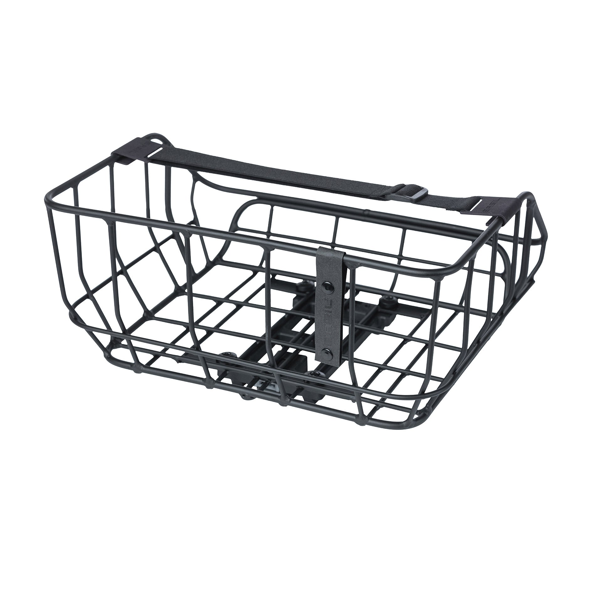 Basil Portland fiets mand achter MIK 25L mat zwart