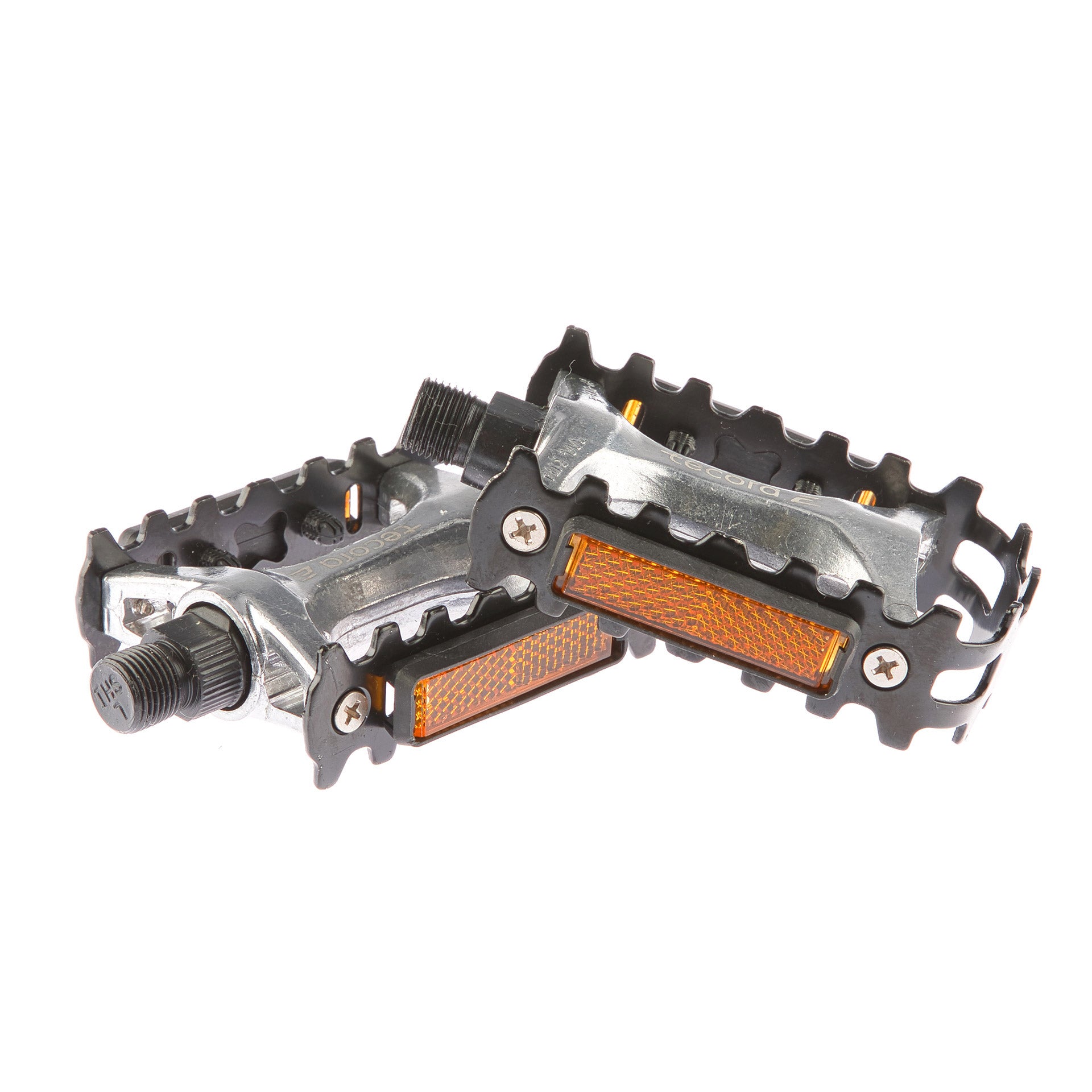 Tecora E pedaal ATB, met reflectoren op kaart zwart