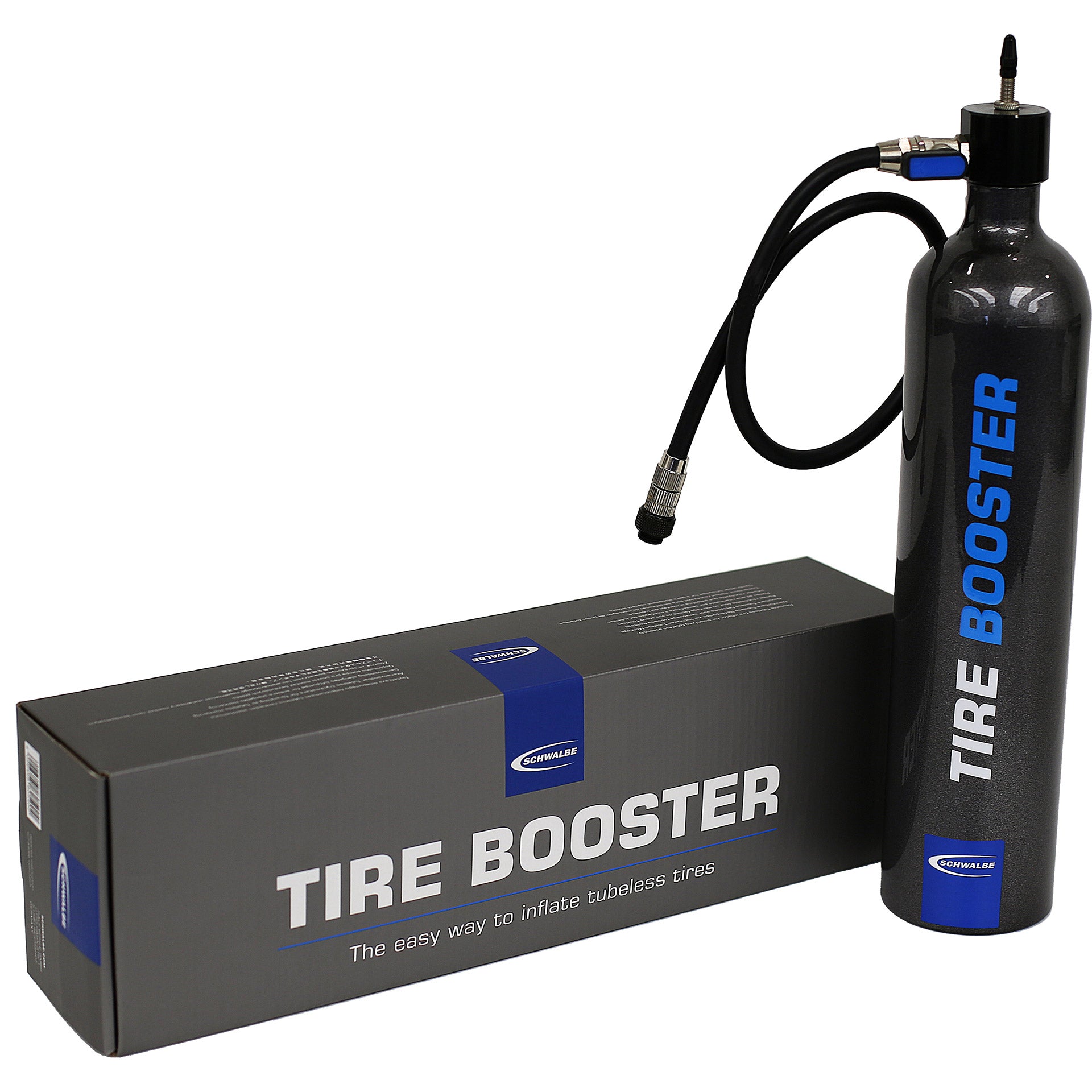 Schwalbe Tire Booster pomp voor tubeless banden 11 bar