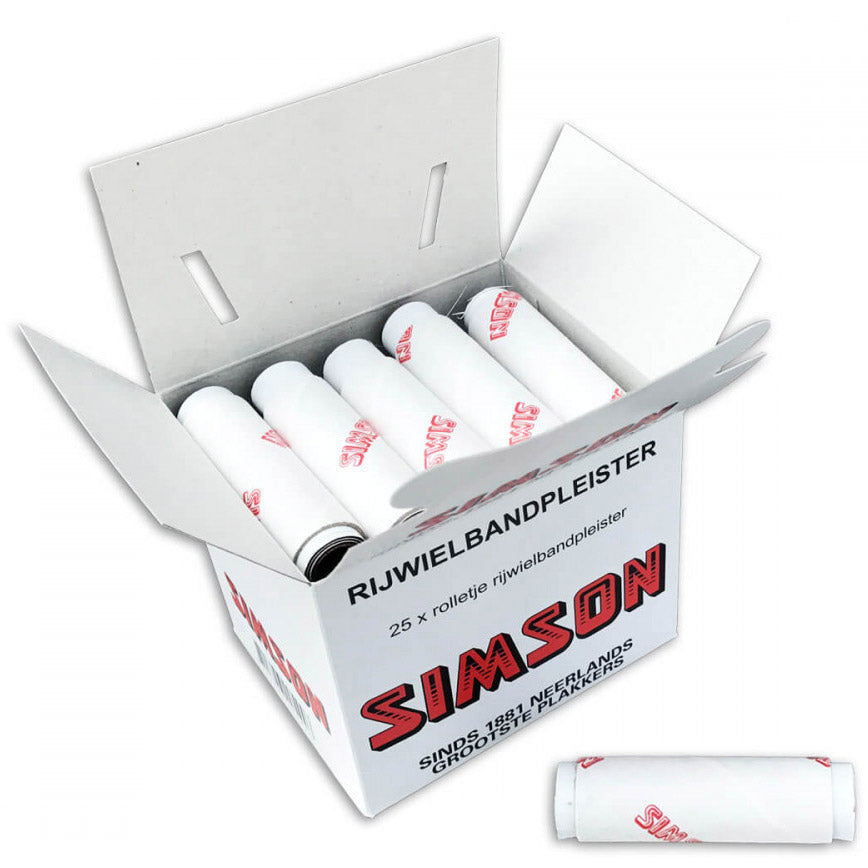 Simson bandenreparatierol 7x20cm per rolletje