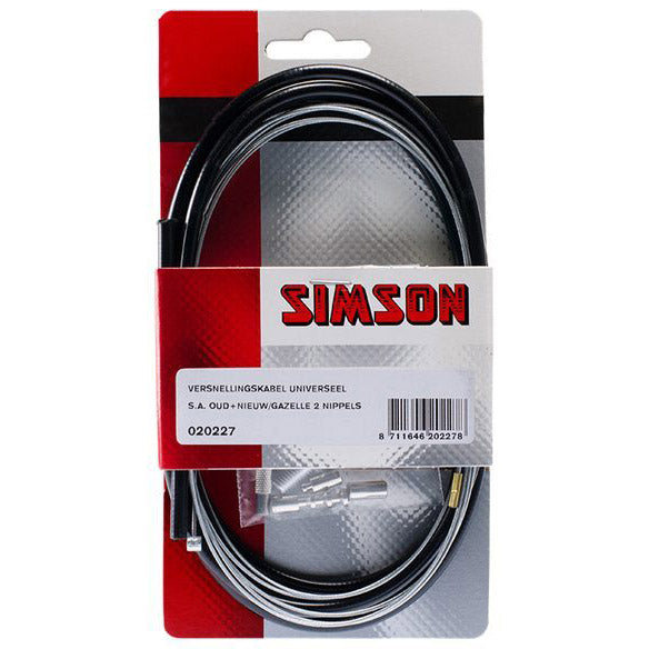 Simson versnellingkabel compl. S.A./Gazelle per stuk op kaart