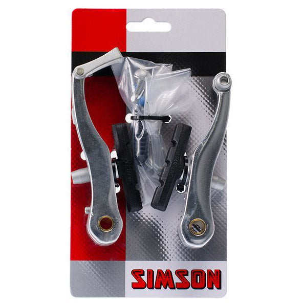 Simson V-brake remhoefset voor of achter per stuk op kaart