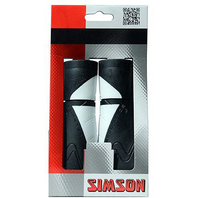 Simson handvatset Ergonomics zwart/wit