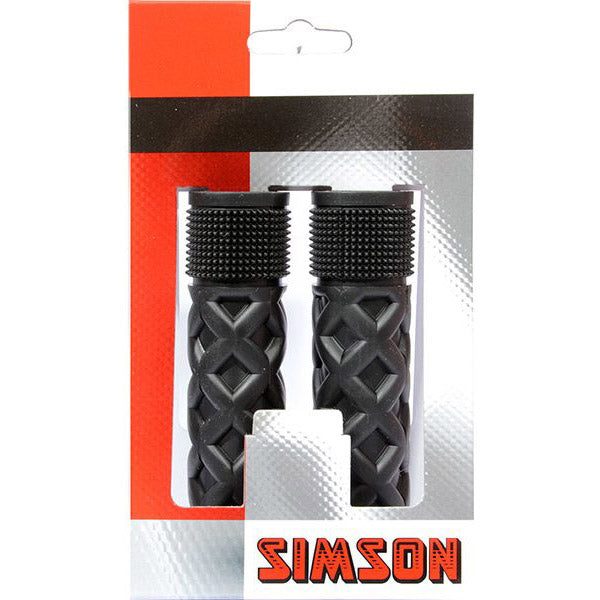 Simson handvatset Kids zwart/zwart