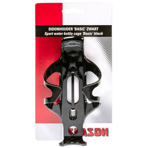 Simson bidonhouder Basic glans zwart op kaart