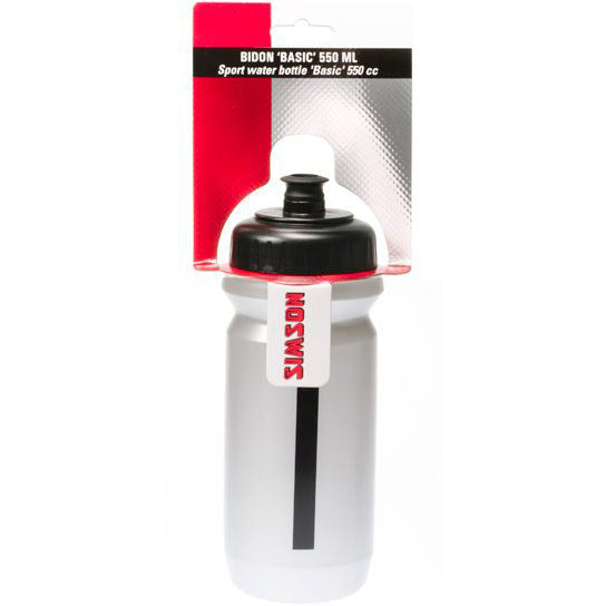Simson bidon Big Mouth Basic 550ml zwart-grijs op kaart
