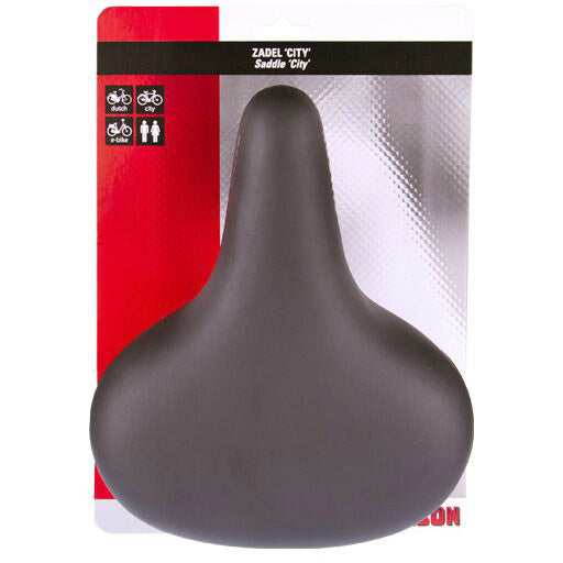 Simson zadel City zwart op kaart