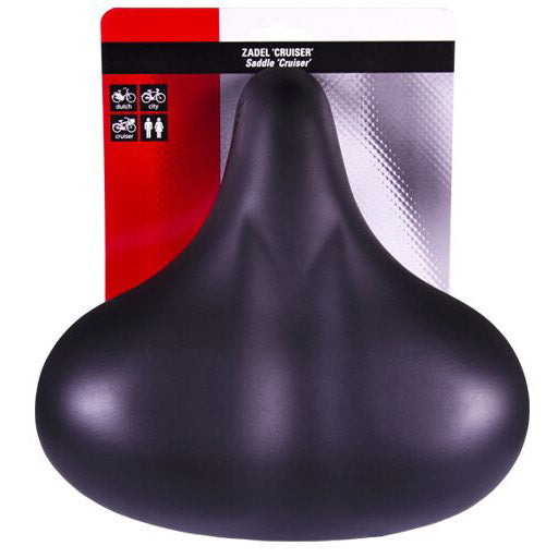 Simson zadel Cruiser zwart op kaart