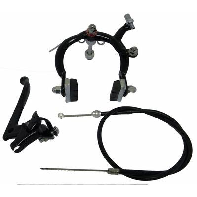 Voorrem compleet zwart lang model Alhonga (remhoef)