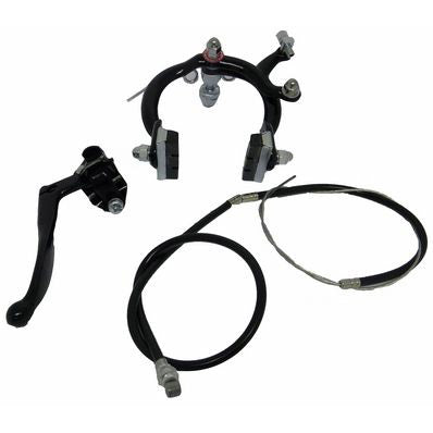 Achterrem compleet zwart lang model Alhonga (remhoef)