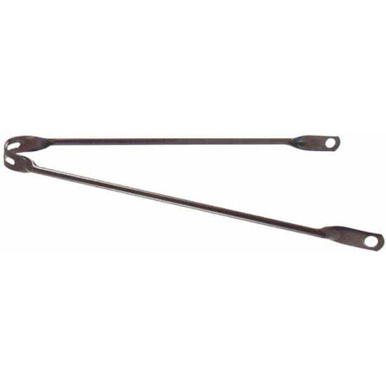 Spatbordstang 28" per stuk metallic bruin