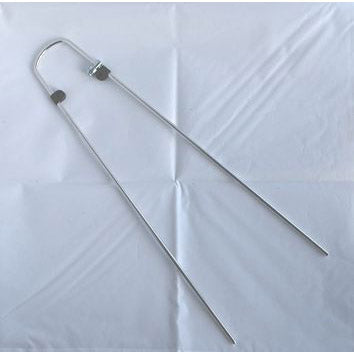 Mirage spatbordstang 28" 5mm 45mm RVS zilver (set)