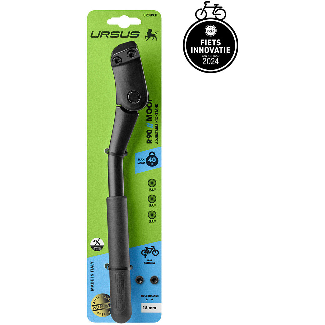 Ursus achterstandaard Mooi+ anti-noise 18mm plaat zwart