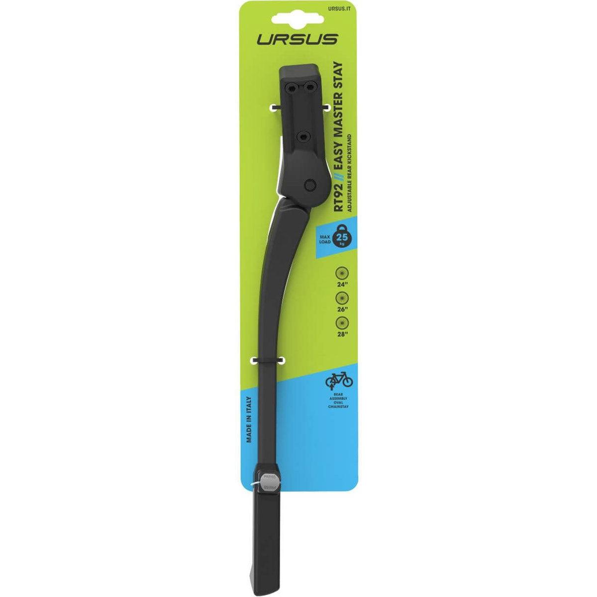 Ursus achterstandaard RT92-Easy 24-29" zwart