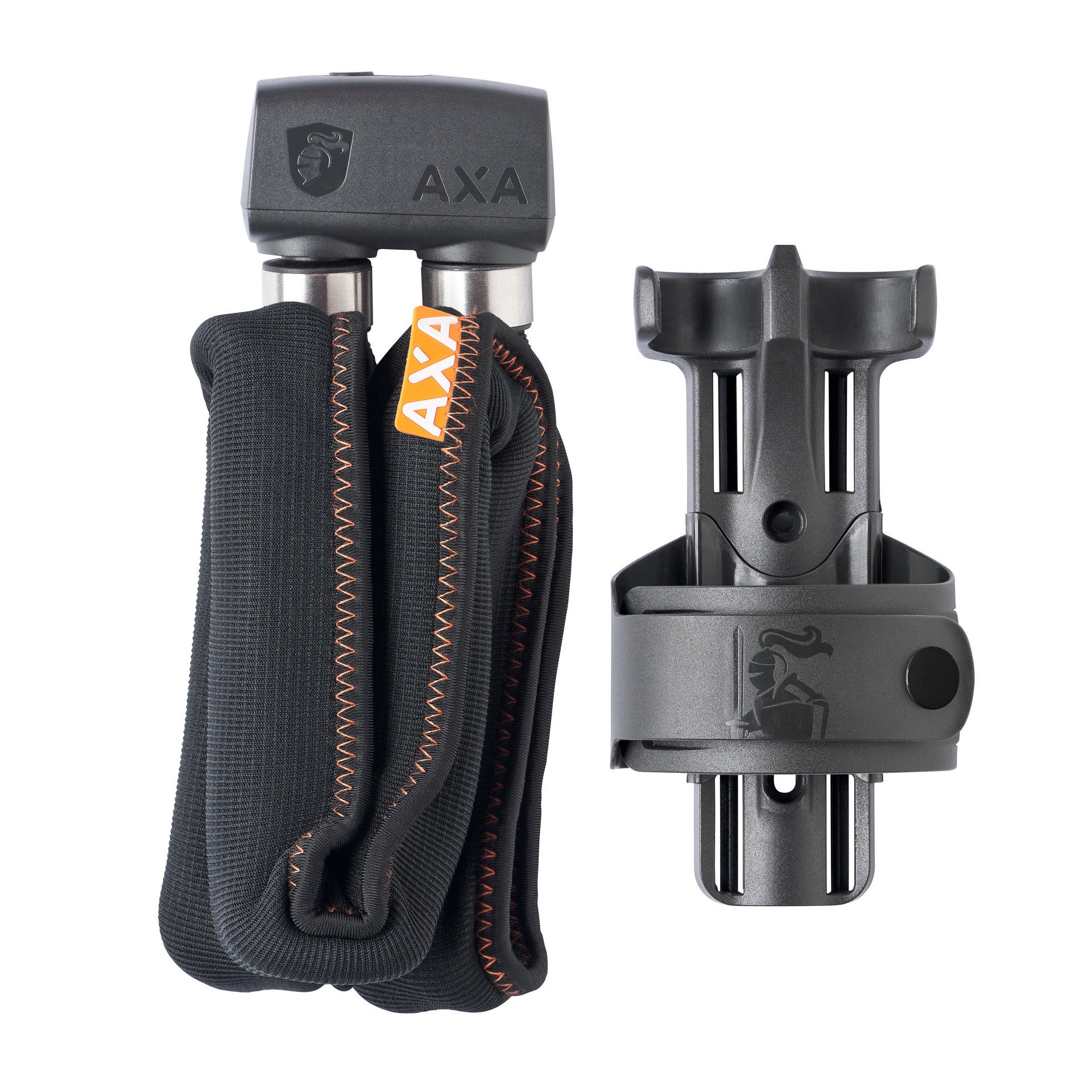 AXA vouwslot Foldable 1000 105cm/10mm ART** donker grijs