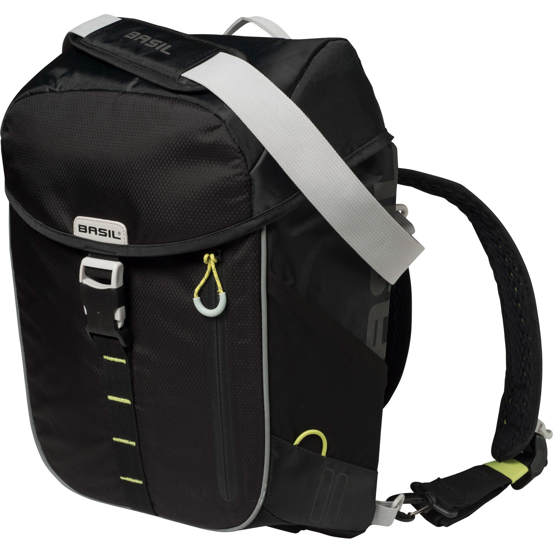 Basil Miles Daypack 14L Pakaftas Black lime 17750