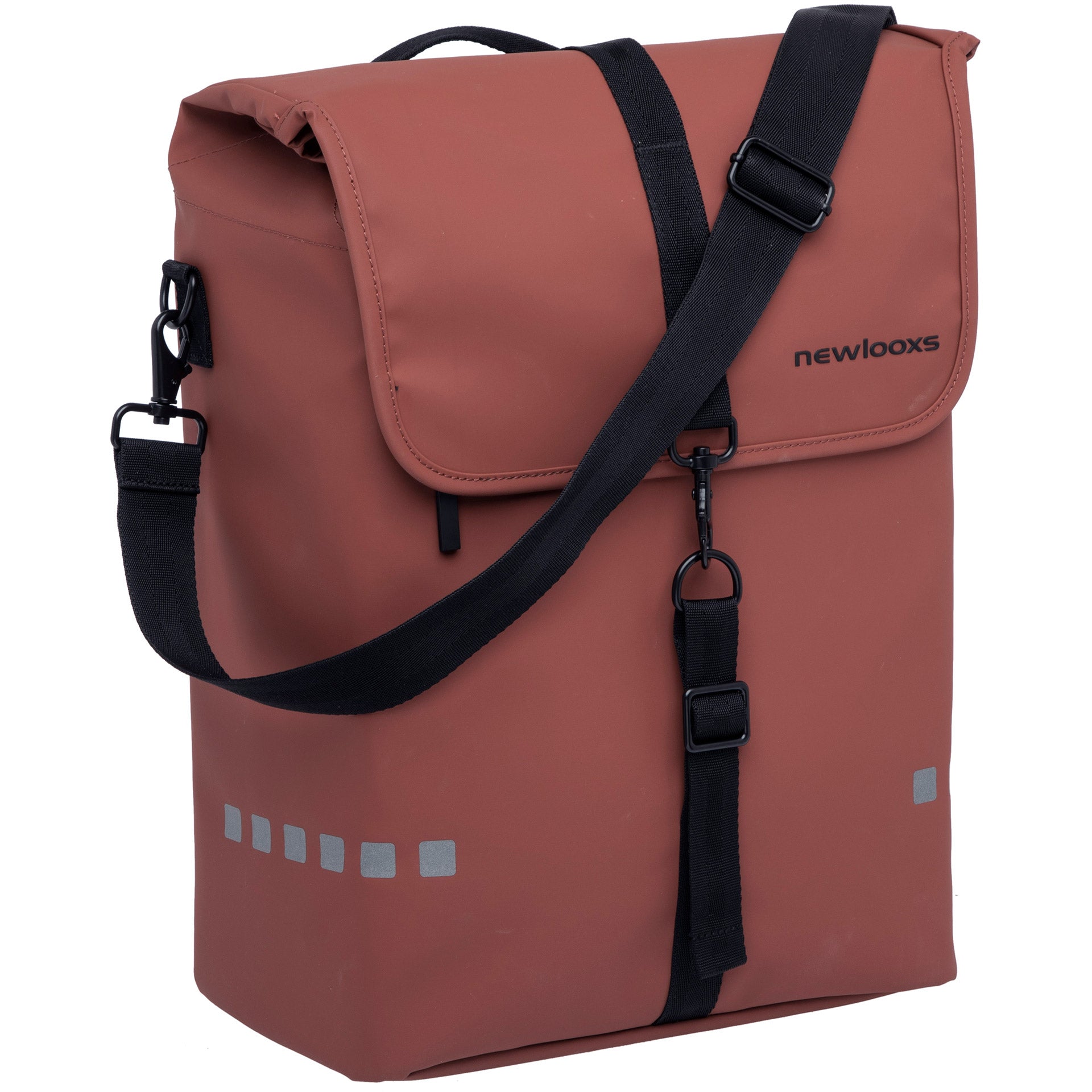 New Looxs enkele tas Odense afneembaar 17,5l roestbruin